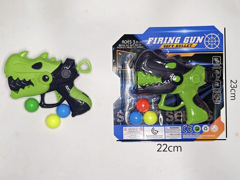 Dinosaur Ping-Pong Ball Gun Set