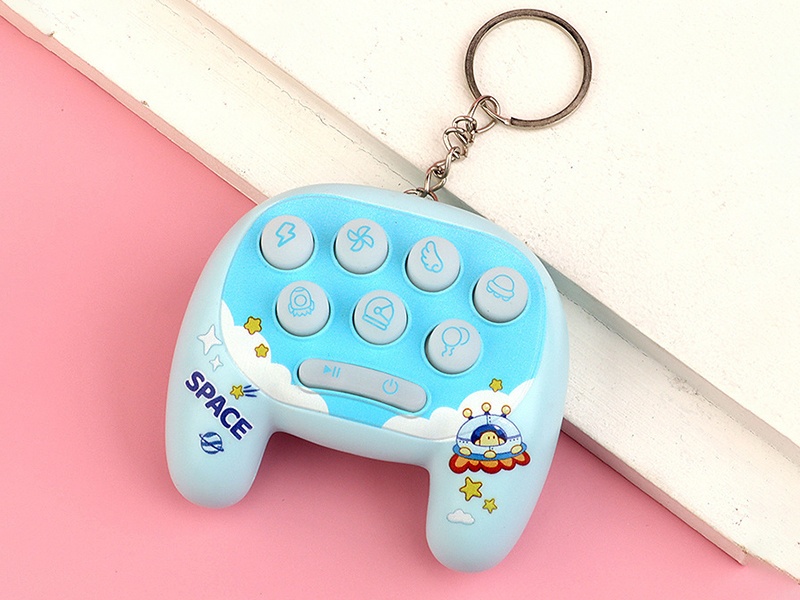 Whack A Mole Game Console With Keychain