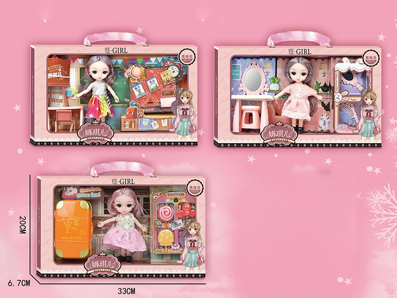 6" Doll Play House Toys