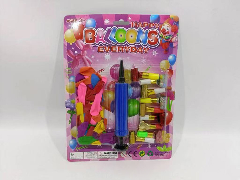 Blowing Dragon Whistle + Balloons