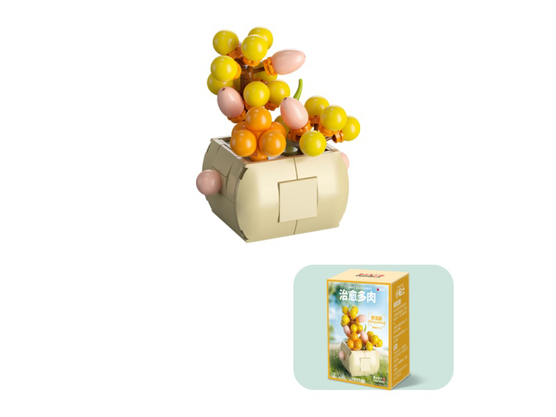 Building Blocks: 91Pcs Small-Sized Succulents - New Jade Pendants