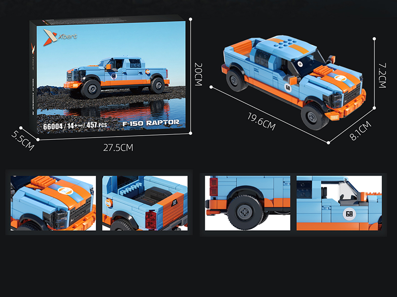 Ford F-150 Raptor Car Model Building Blocks 457pcs