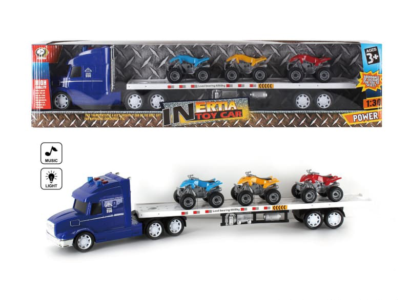 Friction Semi Truck(With Lights And Music)
