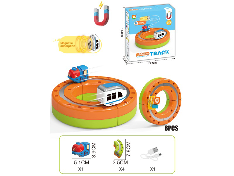 DIY Magnetic Levitation Track Toys 6pcs