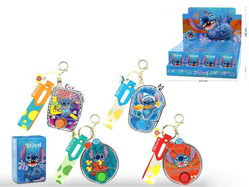 Stitch Water Game Toy Keychain