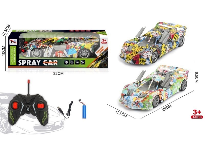 Skeleton Car Four-Way Remote Control Car