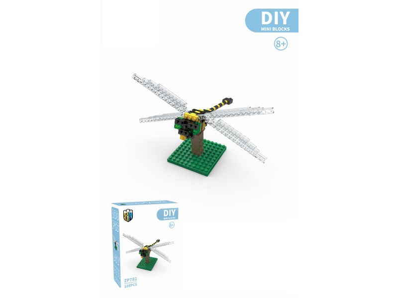 Dragonfly Building Blocks Insect Series 108 PCS