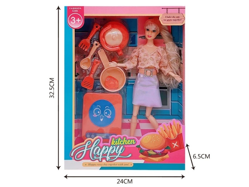 11.5 "Doll With Accessories