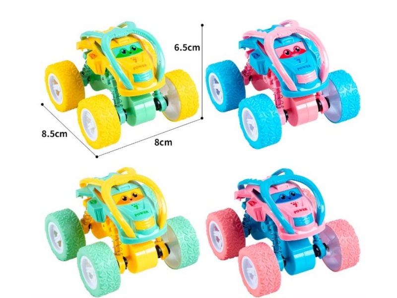 Friction Stunt Four-Wheel Drive Spider Car Macaron