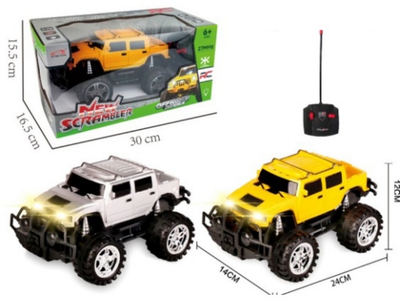 4-Channel  Remote-Controlled Hummer Hx With Light