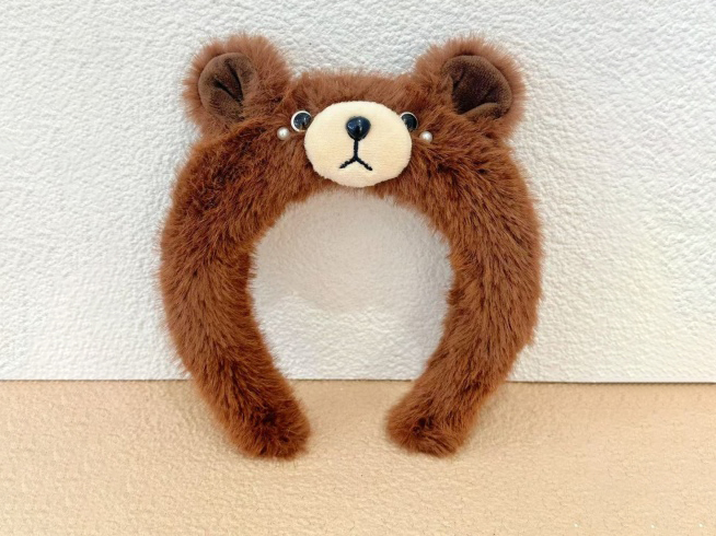 Long-Haired Bear Hairband