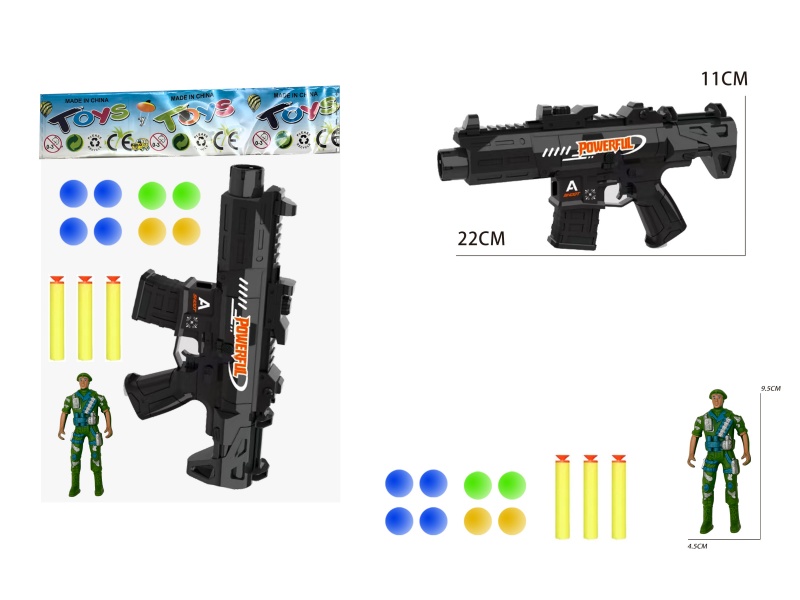 M4 Soft Bullet/Ping-Pong Gun For Soldiers