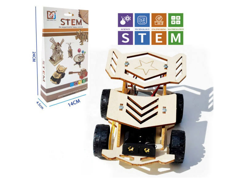 DIY Wooden Electric 4wd Vehicle