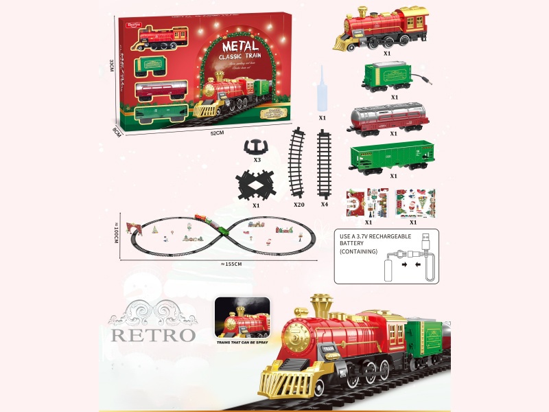 Alloy Vintage Train Model