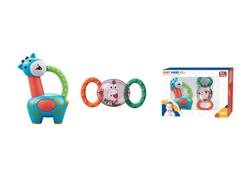 Baby Rattle Teether 2PCS