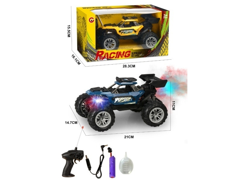 1:18 Four-Way Spray Light Skeleton Remote Control Car