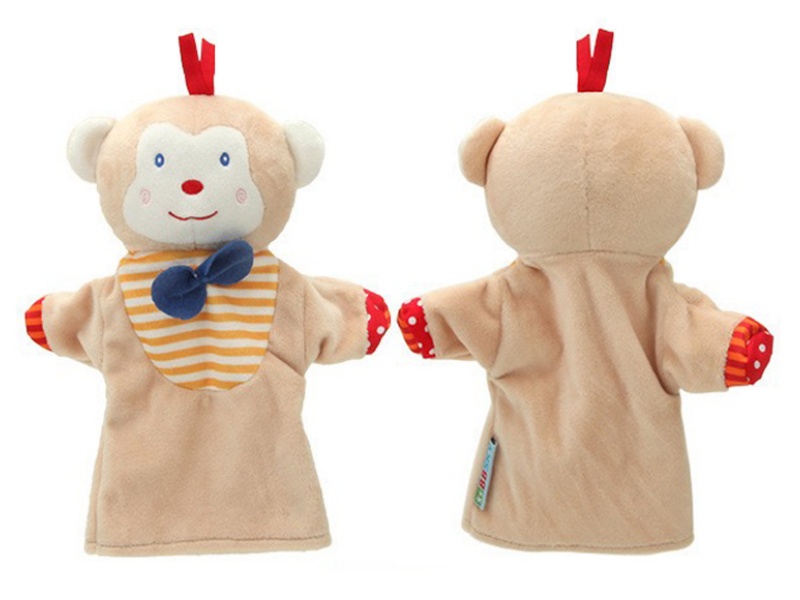 Parent-Child Interactive Monkey Plush Hand Puppets