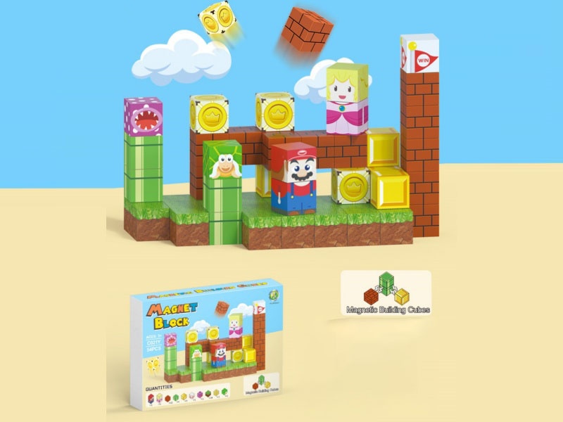 Building Blocks: 54 Pieces Of Mario Theme