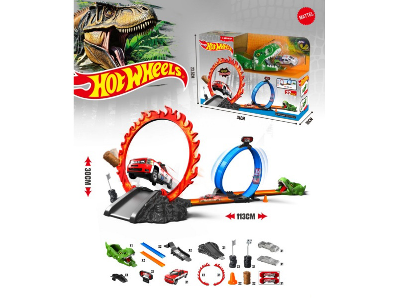 The Hot Wheels Catapulted The Dinosaur Tracks