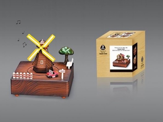 Paradise Series - Windmill Music Box