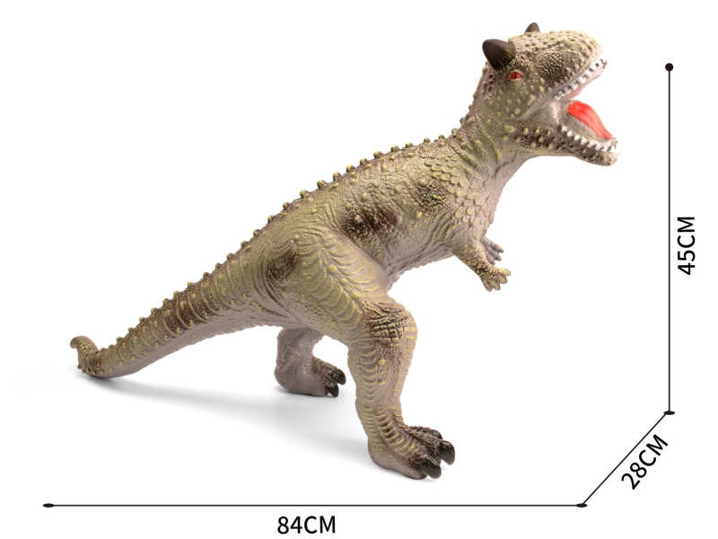 Antique-Colored Horned Dragon With Light Ic