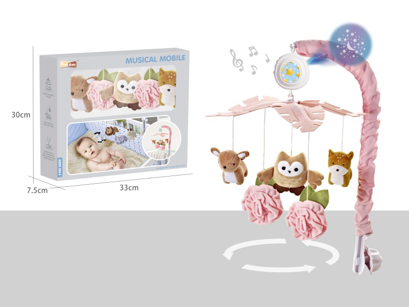 Light Projection Bedside Bell With Remote Controller