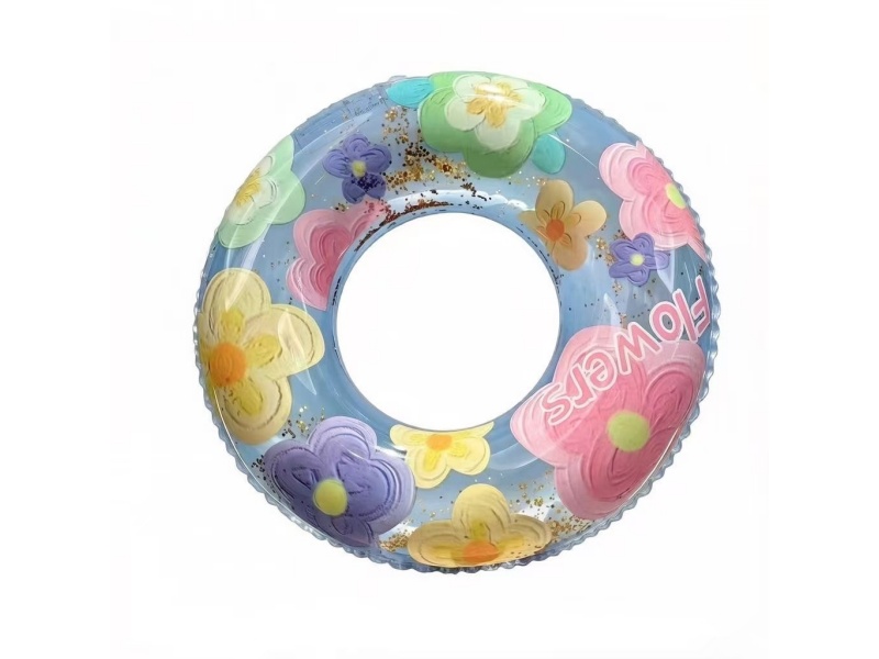 90Cm Sequined Flowers Blue And Pink