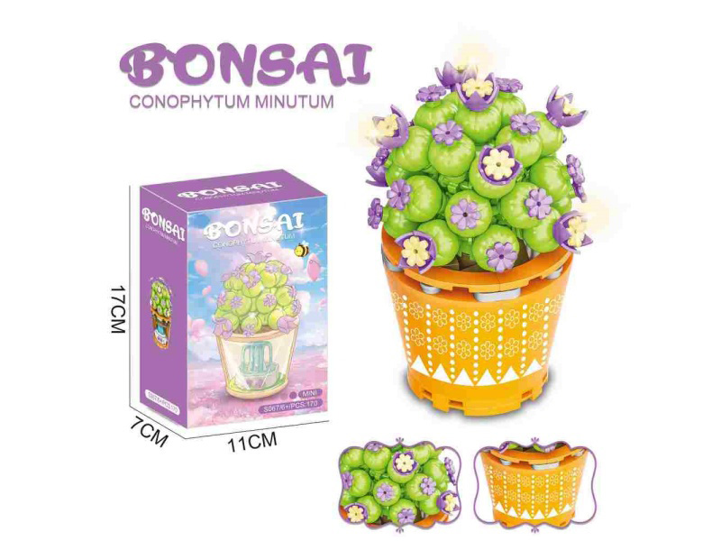 Succulent Building Block Flower Shop 170Pcs- Flower Series