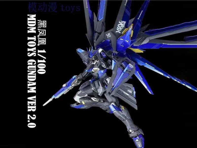 Freedom 2.0Mg Full Version Black Phoenix 1/100 Assembly Model Gundam Model