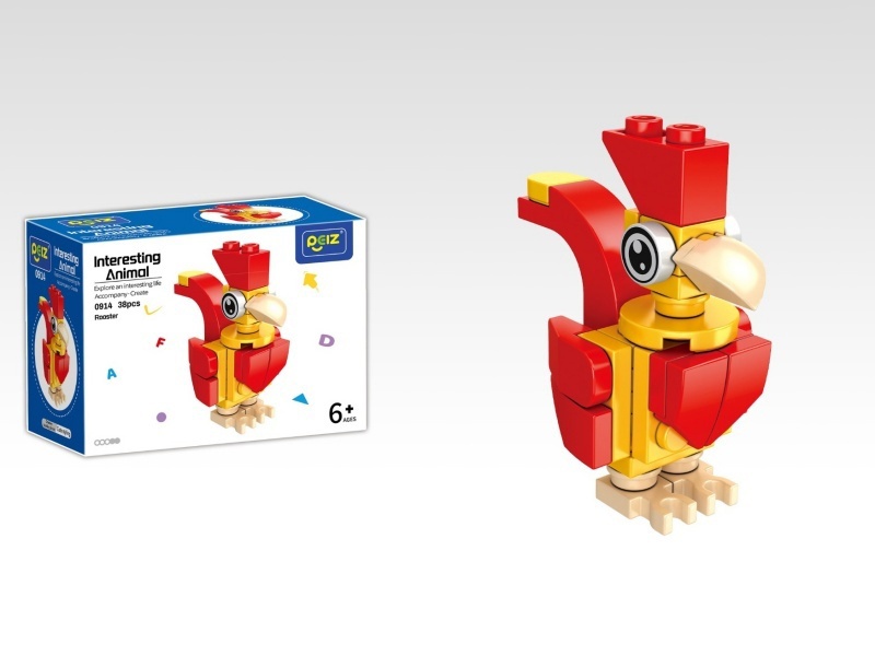 Rooster Building Blocks 38Pcs
