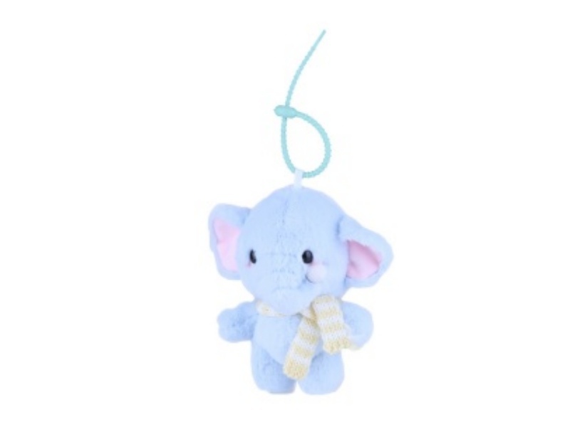 Plush Elephant Pendant