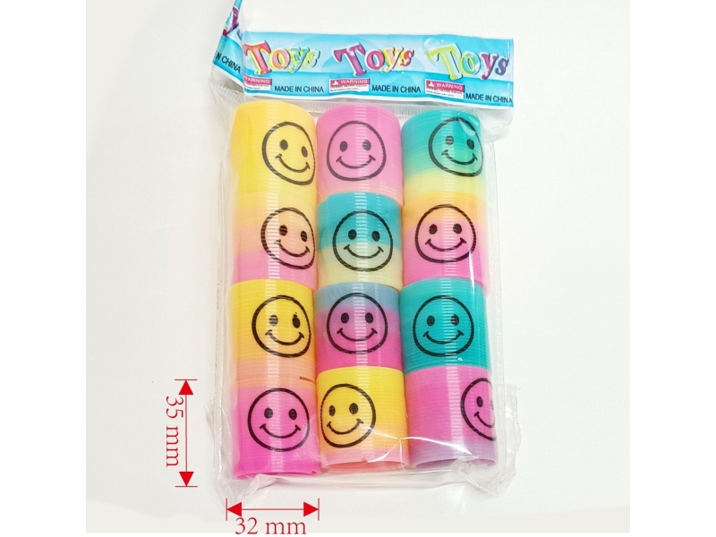 Taiwan Color Rainbow Circle Emoji (12Pcs)