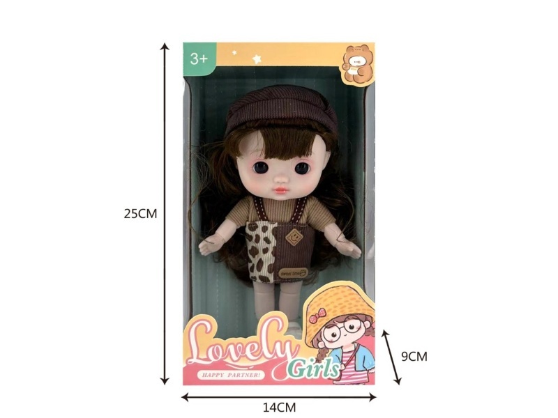 22Cm 3D Real Eye Fun Doll