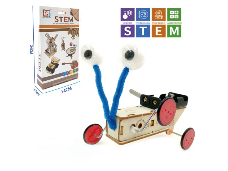 DIY Wooden Crawler Robot