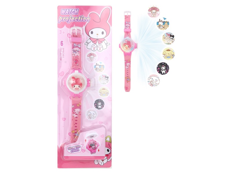 Melody Projection Flash Rotating Electronic Watch