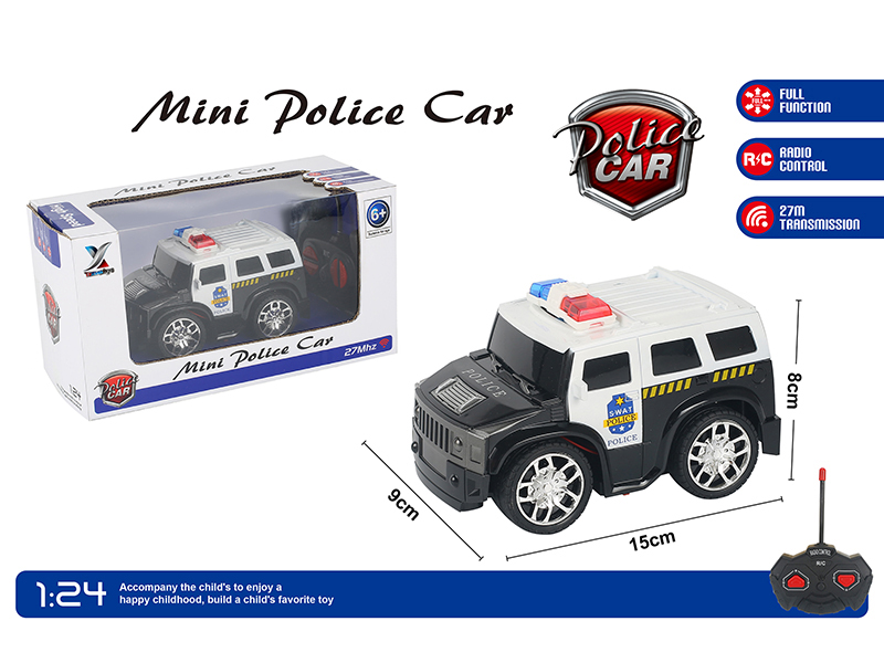 2-Channel Remote Control Q Version Police Car