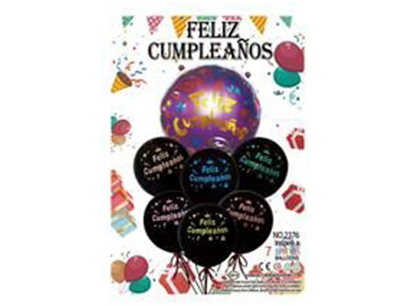 A 7-Piece Set For A Spanish Birthday