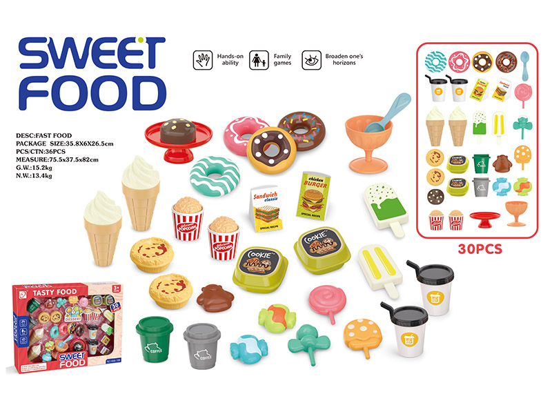 Sweet Food Set 30pcs