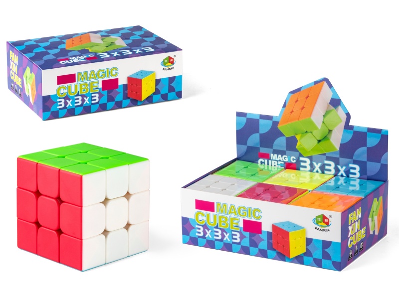 3×3×3 Solid Color Rubik's Cube 6pcs