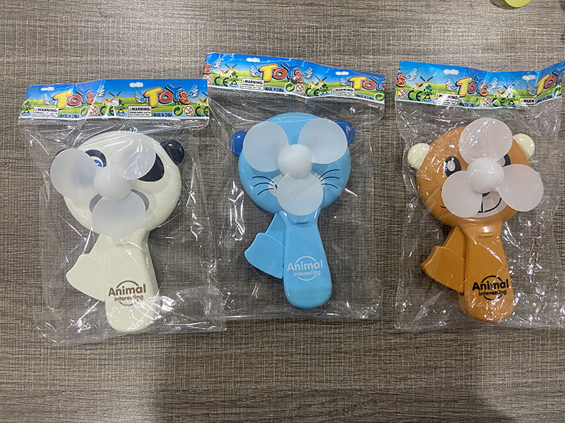 Cute Animal Hand-Pressed Fan