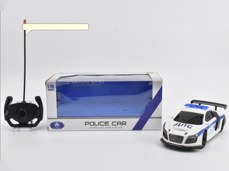 1:16 Audi R8 4-Channel Remote Control Police Car
