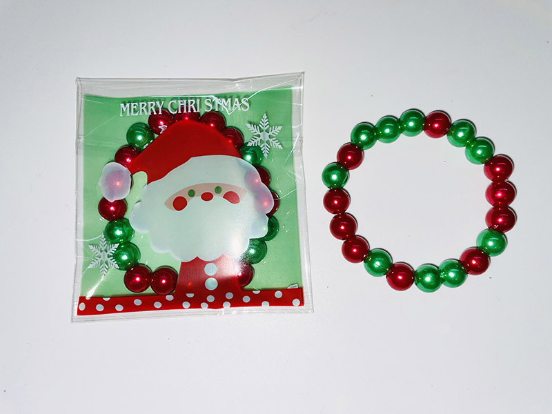 Christmas Bead Bracelet