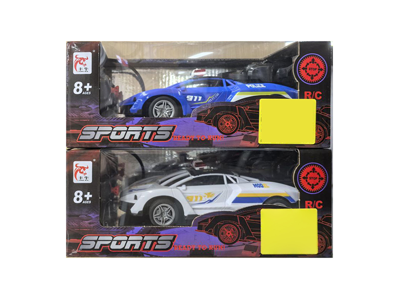 4-Channel Remote Control Spray Police Car With Lights(Not Included Batteries)