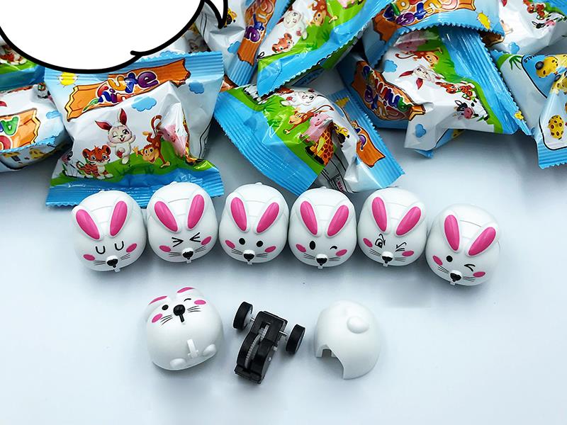 DIY Pull Back Cute Rabbit Toy Blind Bag