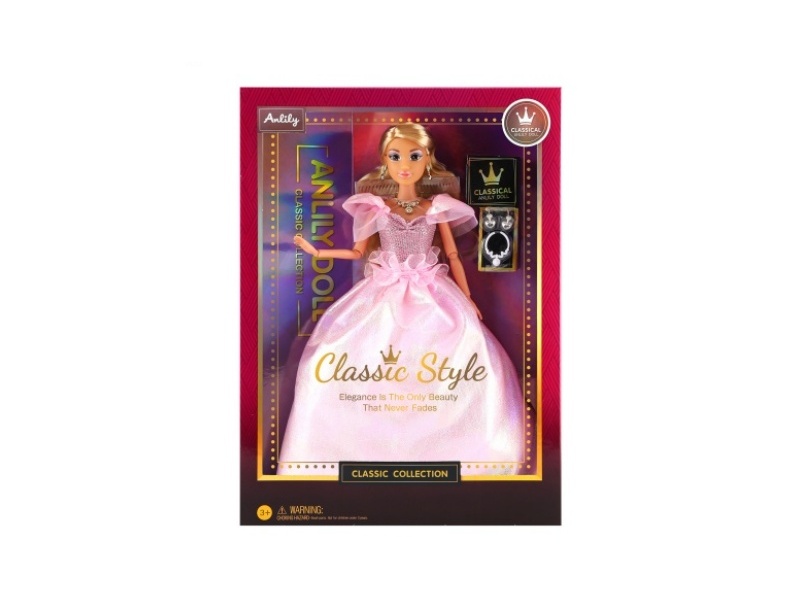 11.5-Inch Solid Doll (Brown Skin Color)