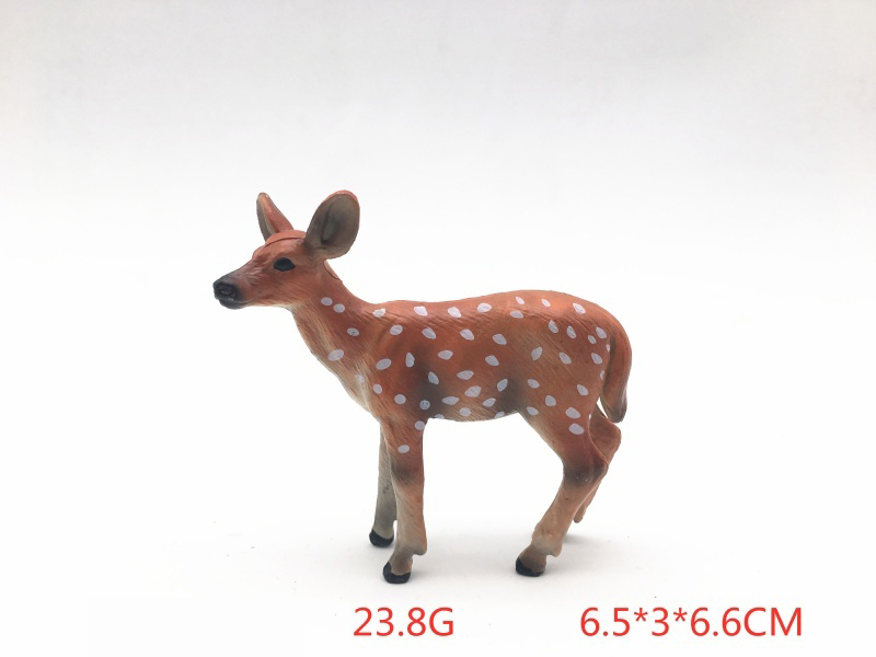 Red Female White-Tailed Deer (Smooth Surface)