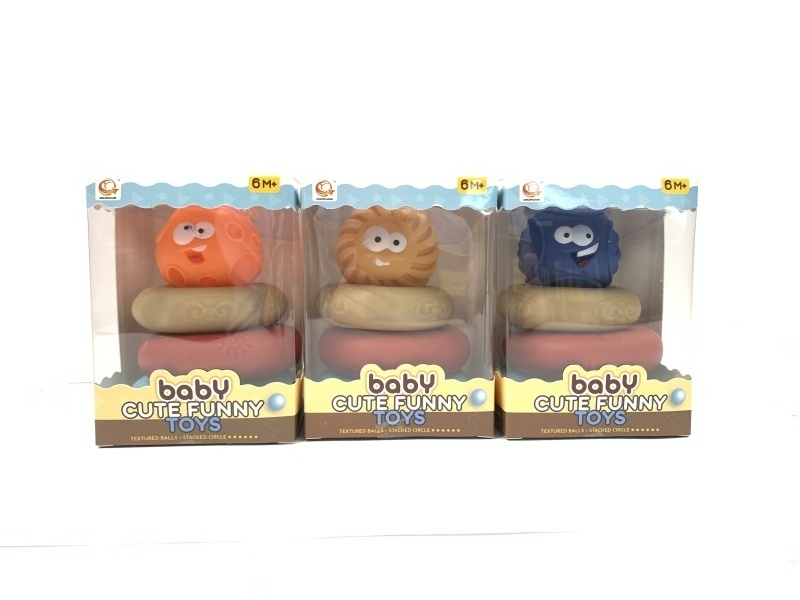 Three Types Of Jengjengle Emoji Balls Are Mixed Together