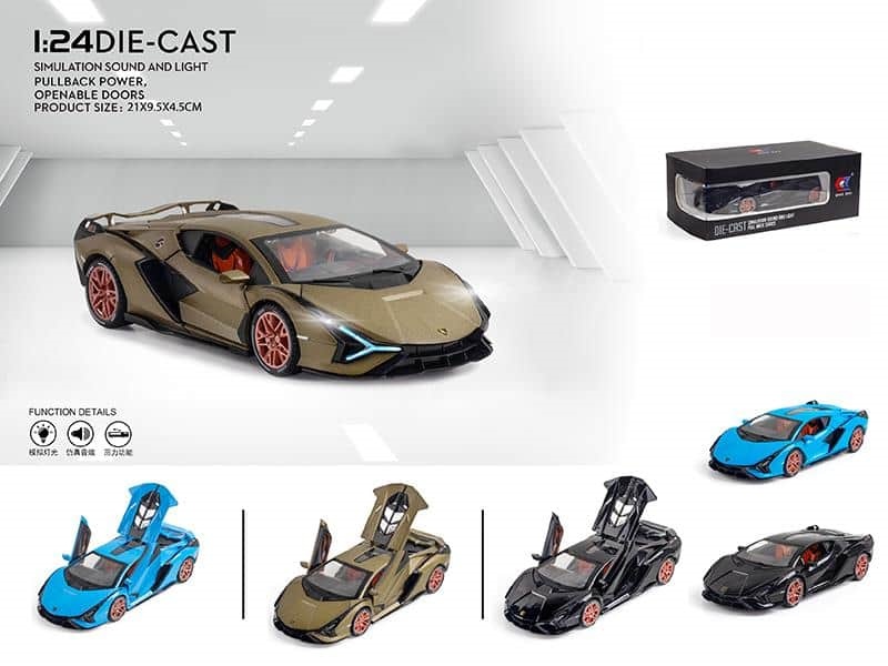 1:24 Lamborghini Sian Alloy Car Model