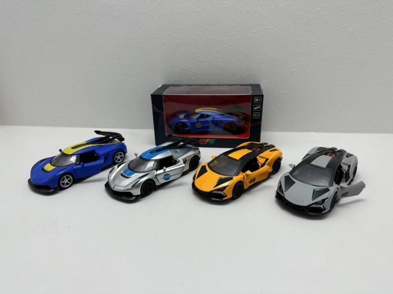1:32 Windowed Box Konecranbo Bull Simulation Alloy Car