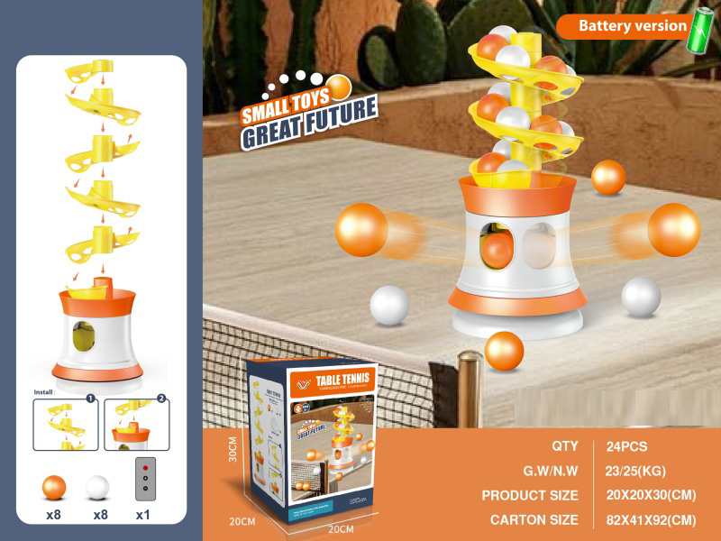 Spin Serve On The Remote-Controlled Table Tennis Tee